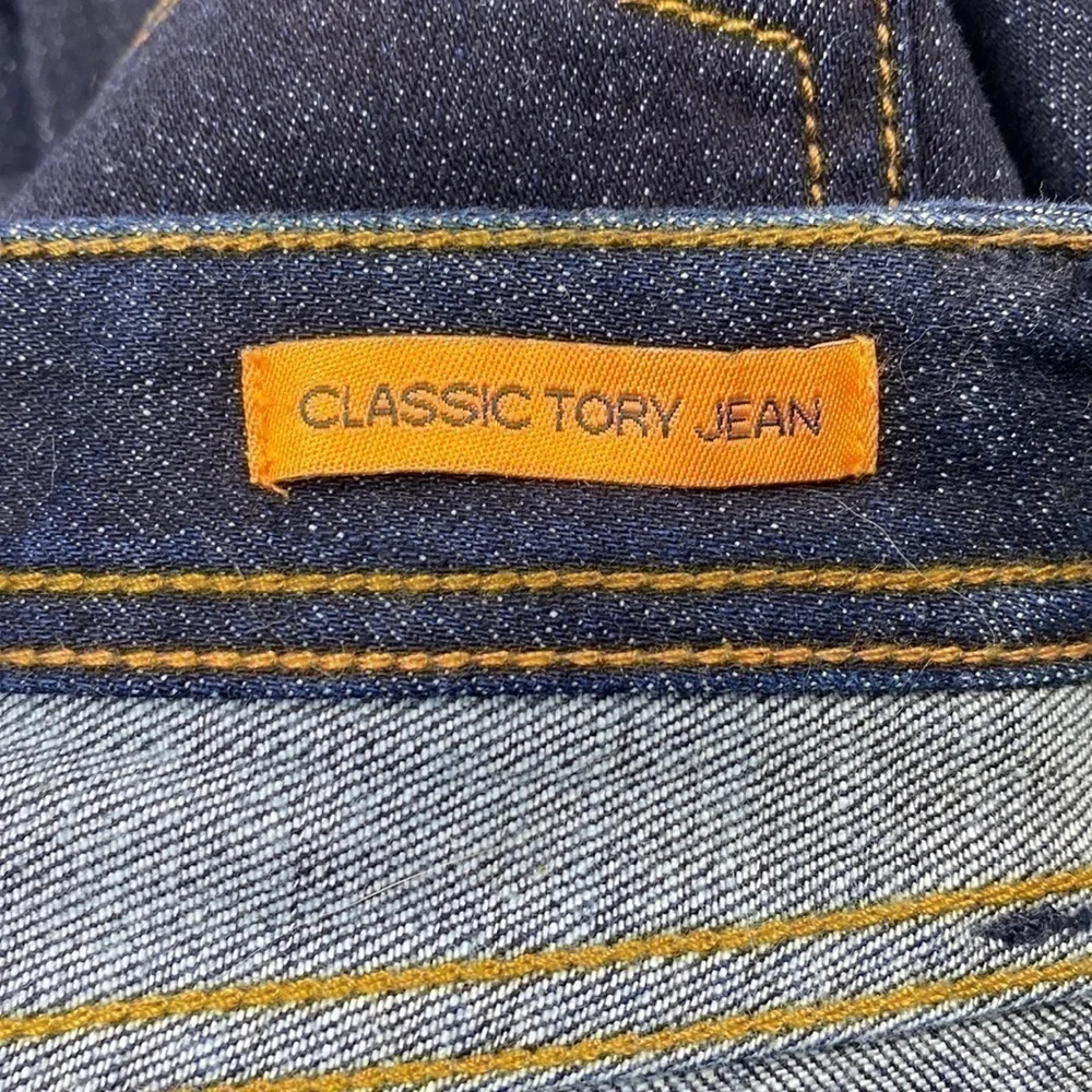 Tory Burch Classic Tory Jean Dark Wash Bootcut Size 25 (28x35)